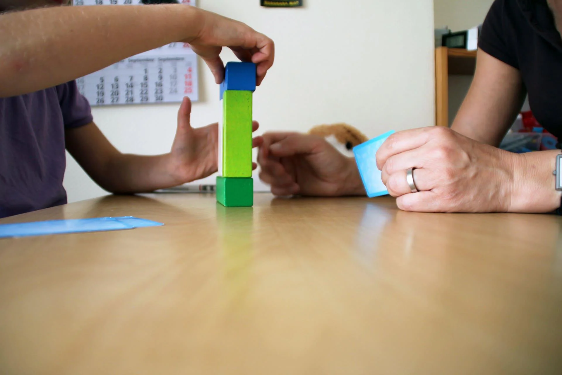 Ergotherapie - Bauklötze